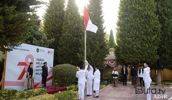  İndoneziyanın Bakıdakı səfirliyində bayraq qaldırıldı  