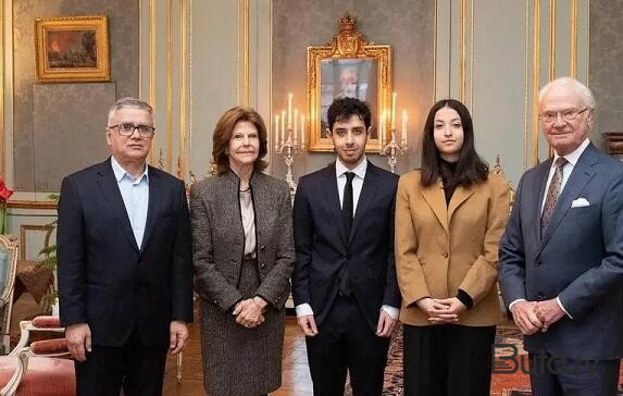  Məhəmmədinin ailəsi İsveçin kralı ilə görüşdü  