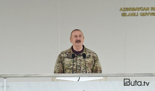  Prezident oyunu şəhid övladları ilə birgə izləyir - Foto  