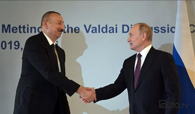  Putin və Əliyevin bu cür görüşməsi... - Video  
