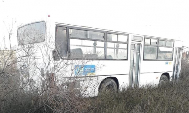  Bakıda avtobus qəza törətdi: xəsarət alan var 