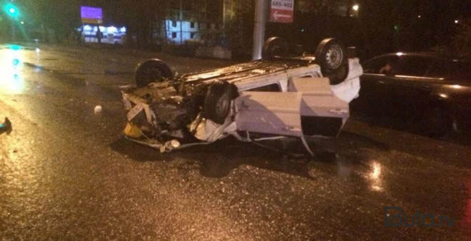  Paytaxtda daha bir ağır qəza: sürücü öldü  