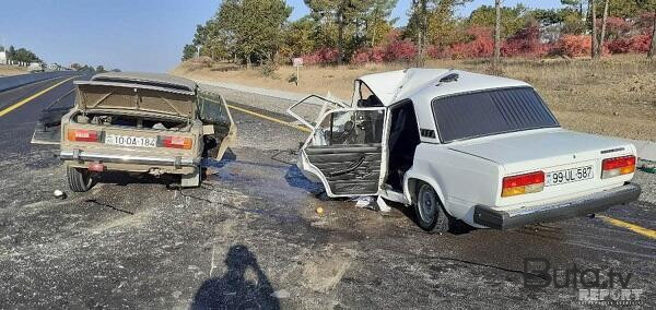  Cəlilabadda ağır qəza: 5 nəfər yaralandı  