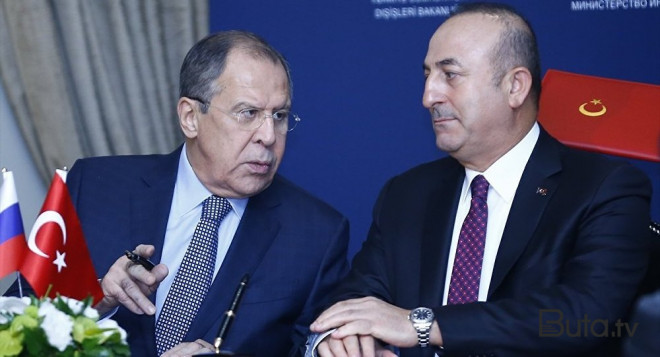 Lavrov Çavuşoğlu ilə görüşdü  