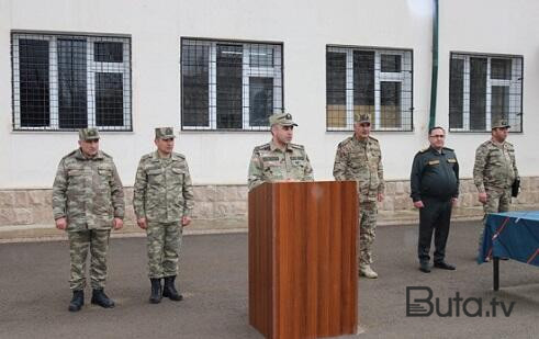  Hərbi Prokurorluq işçiləri hərbi hissələrdə - Foto  