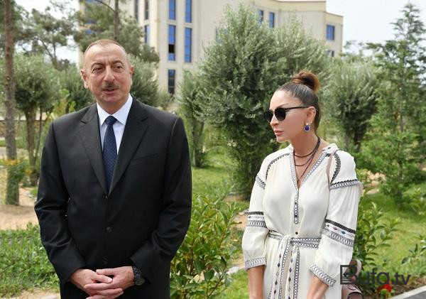  Prezident və xanımı Kəlbəcərin Vəngli kəndində...  