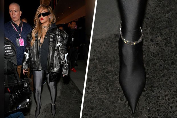 Rihanna 400 min dollarlıq saatı ayağına bağlayıb - FOTO 