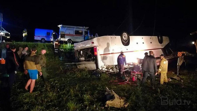  Türkiyədə ağır avtobus qəzası: 6 ölü, 35 yaralı  
