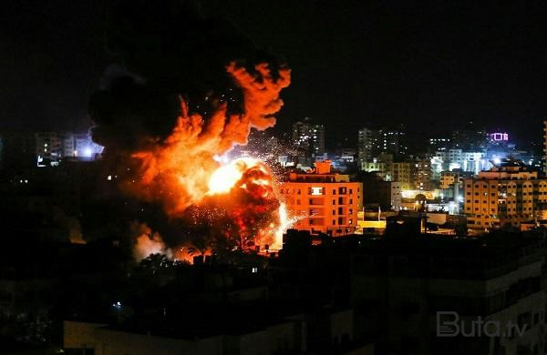 İsrail Qəzzanı bombardman edir - Video  