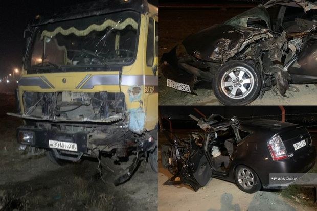  “Prius” bu dəfə betonqarışdıranla toqquşdu: ölən var - FOTOLAR 