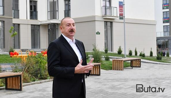  Prezident şəhidlərimiz haqda danışarkən kövrəldi - VİDEO 