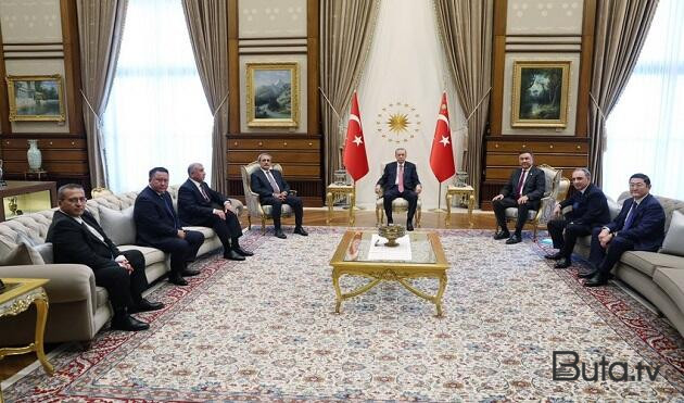  Ərdoğan Kamran Əliyevi qəbul etdi - Foto  
