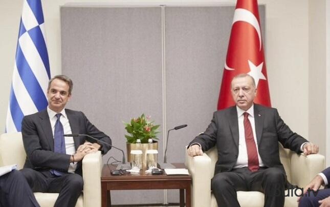  Ərdoğan Yunanıstan baş naziri ilə görüşdü  