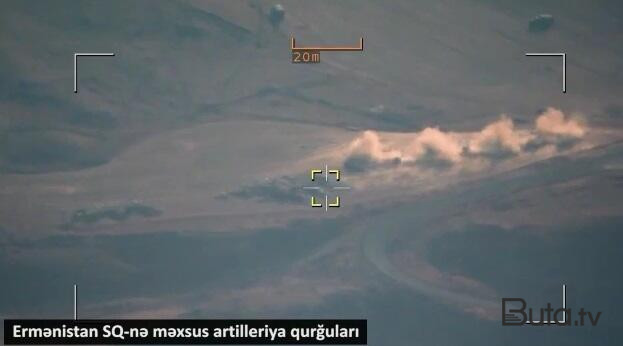  Ordumuz düşmən mövqelərini belə məhv edir - Video  