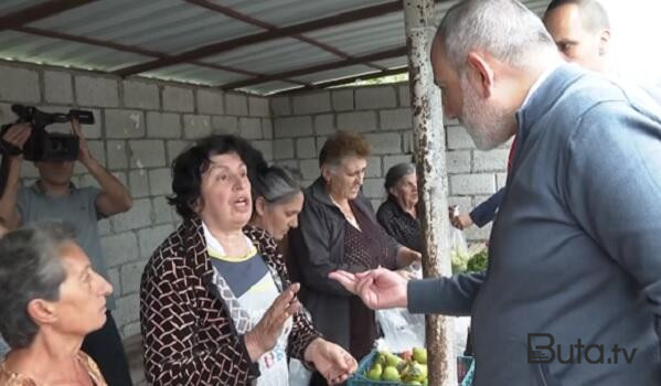  Paşinyan Lələkənddə: alver etdi, pulu az verdi - Video  