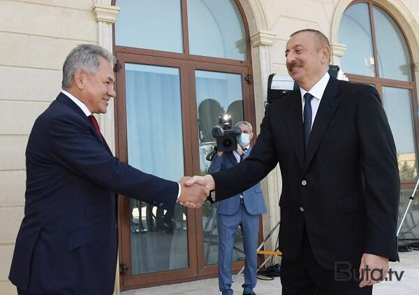  İlham Əliyev Sergey Şoyqunu qəbul etdi  