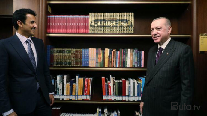  Ərdoğan Qətər şeyxi ilə Ankarada görüşdü  