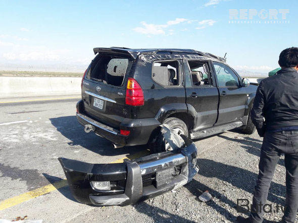  Xaçmazda ağır qəza: 5 nəfər yaralandı  