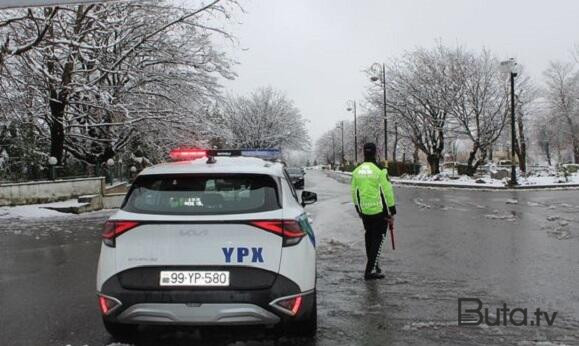  Hava şəraiti ilə bağlı ölkə polisinə göstərişlər verildi  
