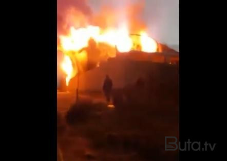  Bakıda güclü yanğın başladı - Video  
