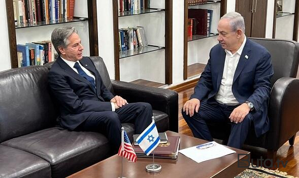  Netanyahu Qüdsdə Blinkenlə görüşdü  