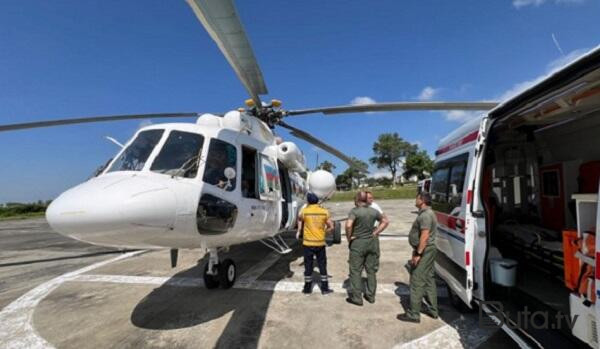  Komada olan əcnəbi Qəbələdən helikopterlə Bakıya gətirildi - Foto  