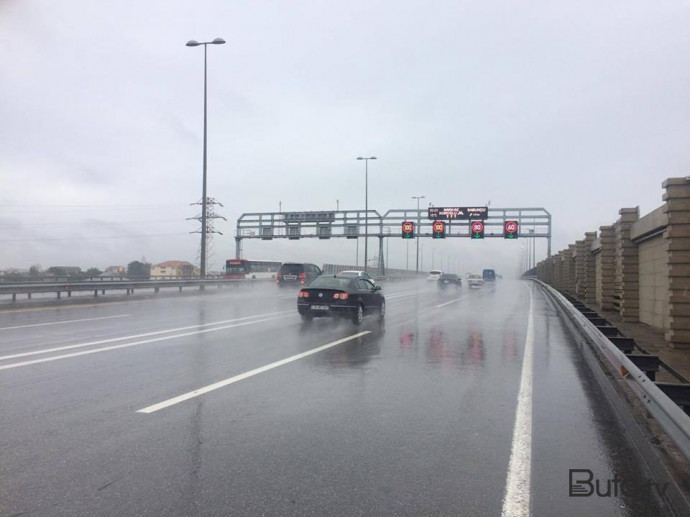  Diqqət: hava limanı yolunda sürət həddi endirildi  