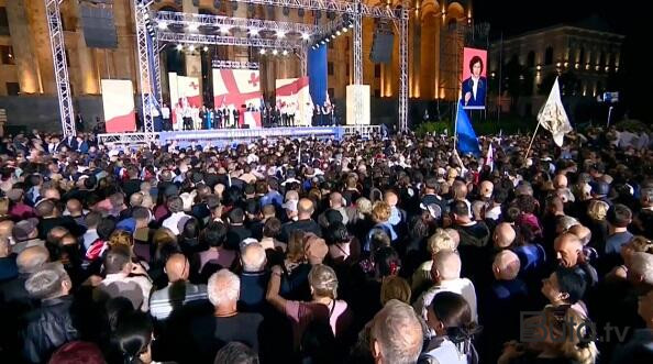  Tiflisdə etirazçılar səhərə qədər aksiya keçirəcəklər  