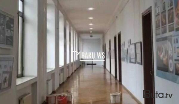  Bu akademiyada yağış suları tavandan axdı - Video  