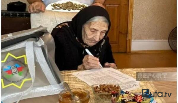  101 yaşlı seçici səs verdi  