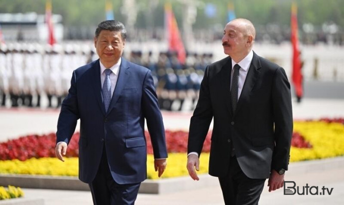 Prezident Çində, görün, hansı mahnı ilə qarşılandı - Video  