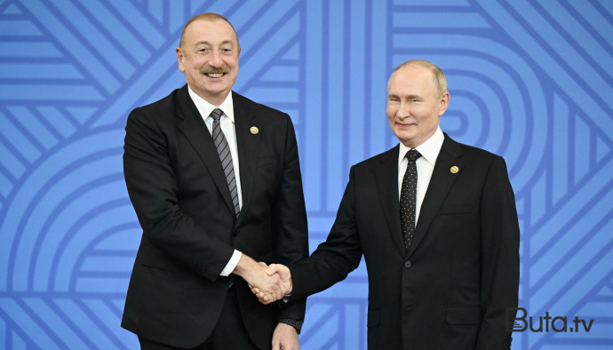  İlham Əliyevlə Putin belə salamlaşdı - Video  