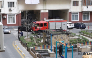 Bakıda bu binada “yanğın” oldu - Video
