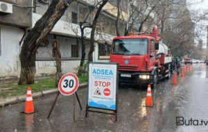 ADSEA ərazilərdə yığılan yağış sularını kənarlaşdırır - Video