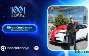 Şəmkirli 22 yaşlı gənc “1001 Sevinc”dən avtomobil qazandı