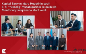 "Kapital Bank"ın İdarə Heyətinin sədri onlarla görüş keçirdi