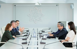 Nazirlikdə Cio Kristofoli ilə görüş... - Foto