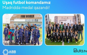 Futbol komandamız Madriddən medalla qayıtdı