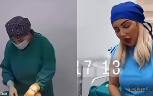 Daha bir saxta həkim qalmaqalı: Katibə cərrahlıq edir? - Video