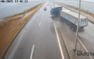 Kənar dairəvi yolda ağır qəza: 1 ölü, 3 yaralı