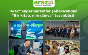 “Araz”dan “Bir kitab, min dünya” təşəbbüsü