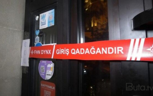 Bakıda ərzaq məhsullarının topdansatış mağazası bağlandı - Video