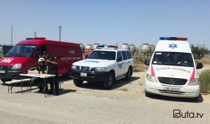  FHN-in növbəti yanğın-taktiki təlimi - Foto  
