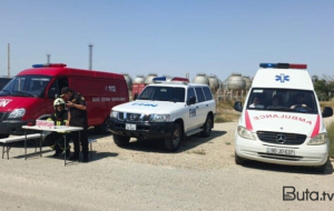 FHN-in növbəti yanğın-taktiki təlimi - Foto