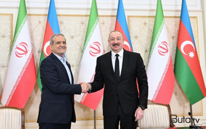 Əliyev Pezeşkiana təşəkkür etdi  