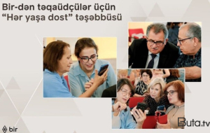 Bir-dən təqaüdçülər üçün “Hər yaşa dost” təşəbbüsü