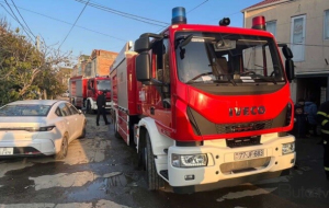 Bakının mərkəzində obyektdə və mənzillərdə yanğın oldu