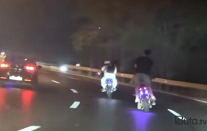 Bakıda avtoxuliqanlıq edən moped sürücüsü həbs edildi