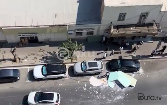  Maşınını park edib getmişdi, başına iş gəldi - Video  