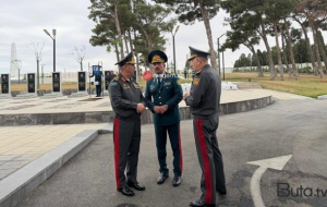 Generallar Abbasəli Novruzovun dəfn mərasimində - Foto